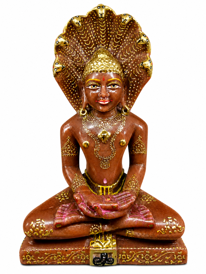 Tirthankar Shri Parshvanath Ji-Brown Aventurine