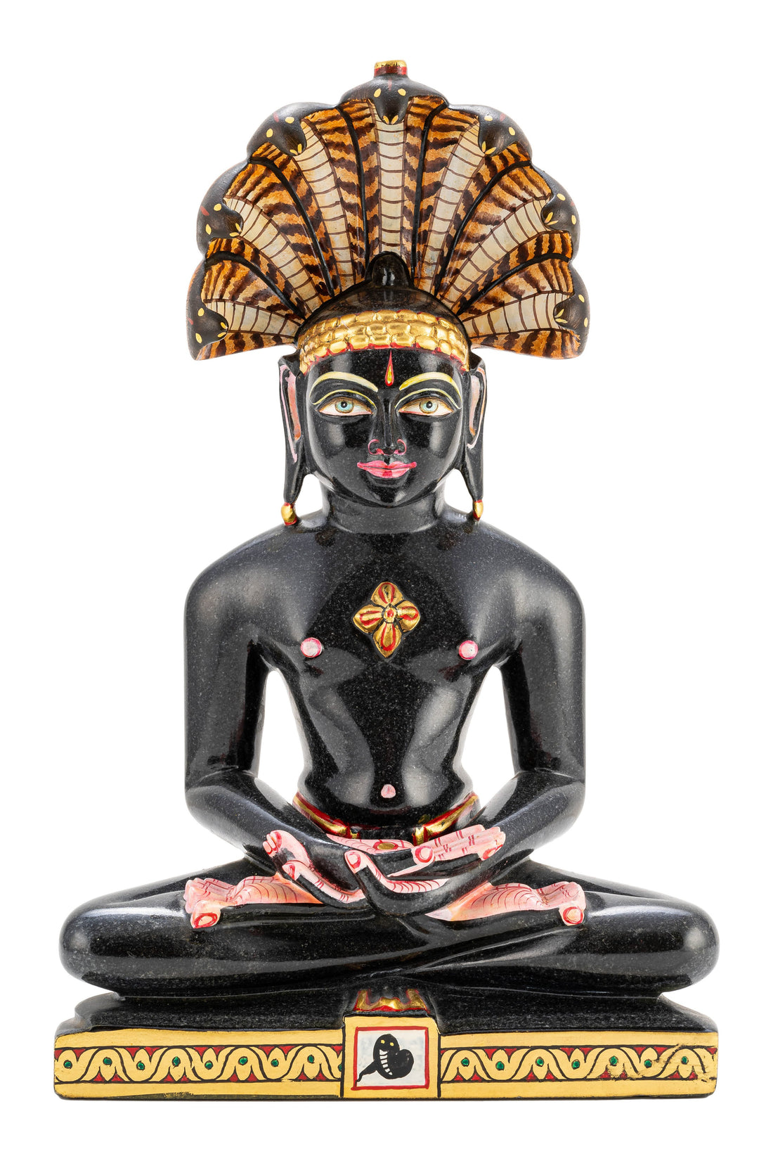 Tirthankar Shri Parshvanath Ji – Black Jade Idol