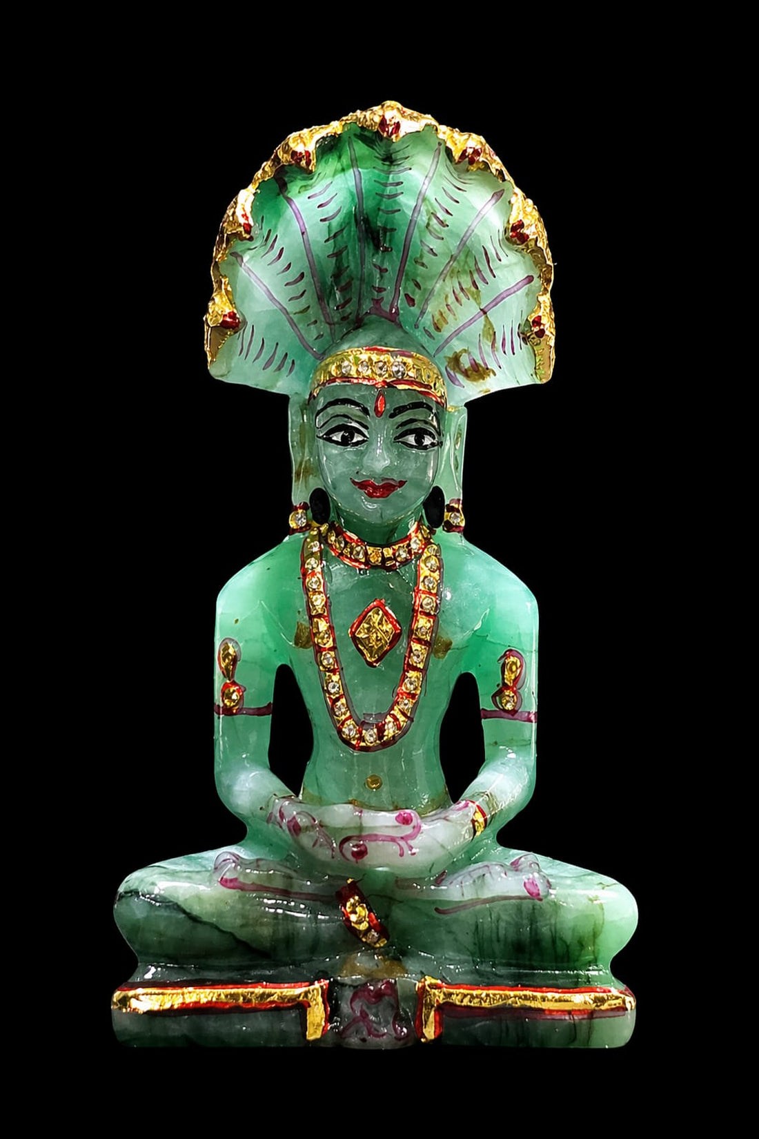 Emerald Parshvanath Ji Idol