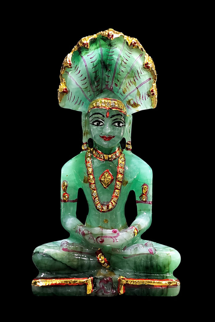Emerald Parshvanath Ji Idol
