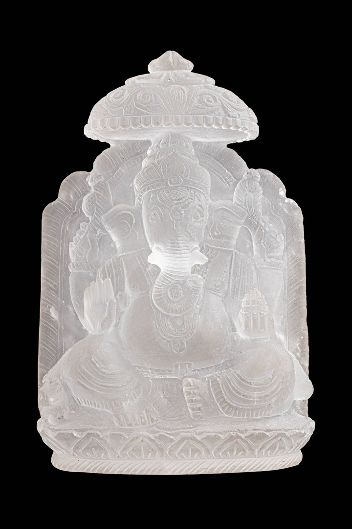 Lord Ganesha – Sphatik (Crystal Quartz)