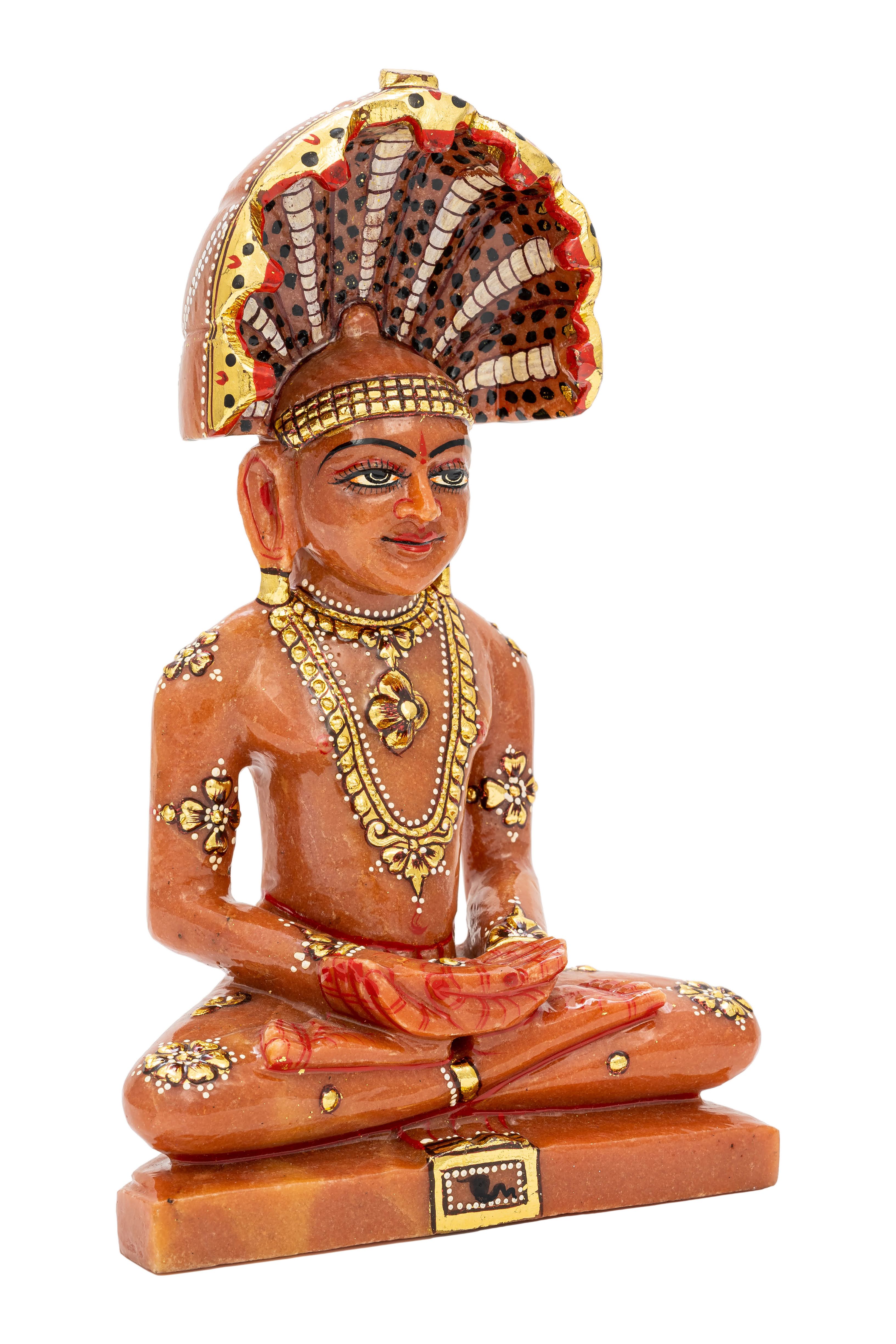 Shri Parshvanath Ji – Red Aventurine